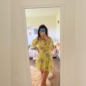 Yellow floral love shack fancy dress